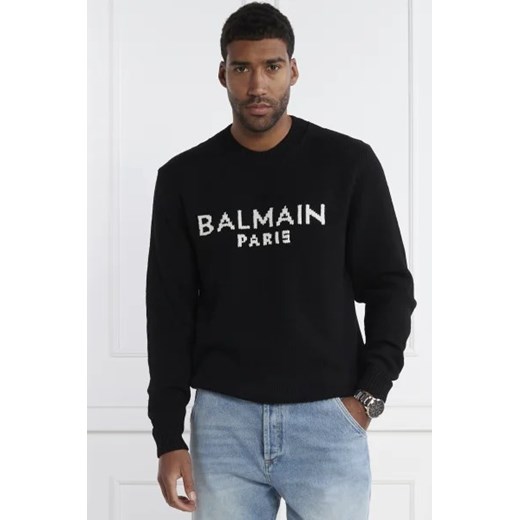 Balmain Wełniany sweter | Regular Fit ze sklepu Gomez Fashion Store w kategorii Swetry męskie - zdjęcie 172825954