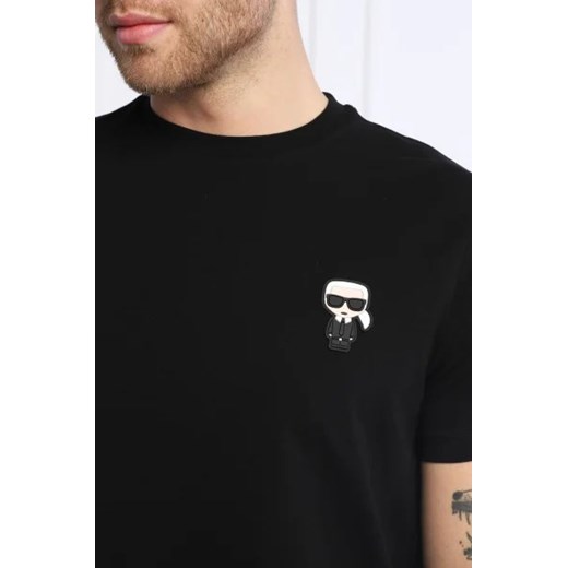 Karl Lagerfeld T-shirt | Regular Fit Karl Lagerfeld XS wyprzedaż Gomez Fashion Store
