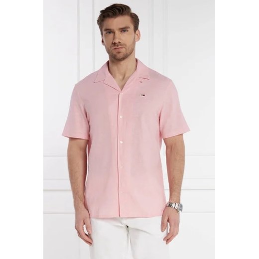 Tommy Jeans Koszula | Regular Fit | z dodatkiem lnu Tommy Jeans XL Gomez Fashion Store promocja