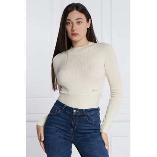 GUESS Sweter | Slim Fit | z dodatkiem wełny ze sklepu Gomez Fashion Store w kategorii Swetry damskie - zdjęcie 172826822