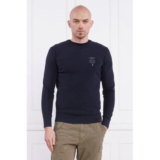 Aeronautica Militare Sweter | Regular Fit ze sklepu Gomez Fashion Store w kategorii Swetry męskie - zdjęcie 172827153