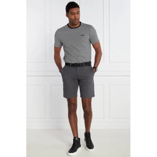 Calvin Klein Szorty + pasek MODERN TWILL | Slim Fit Calvin Klein 38 Gomez Fashion Store wyprzedaż