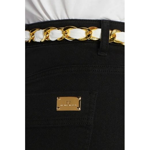 Elisabetta Franchi Jeansy | Cropped Fit | high waist Elisabetta Franchi 31 okazja Gomez Fashion Store