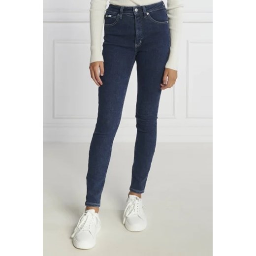 CALVIN KLEIN JEANS Jeansy HIGH RISE SKINNY | Skinny fit 26/30 wyprzedaż Gomez Fashion Store