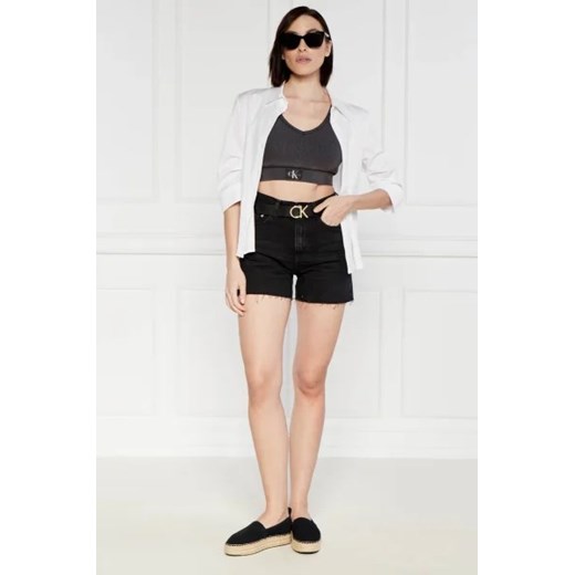 CALVIN KLEIN JEANS Top LABEL WASHED | Cropped Fit M promocyjna cena Gomez Fashion Store