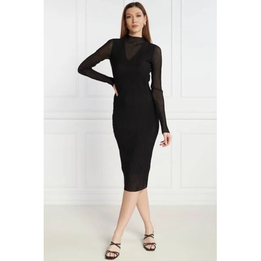 BOSS BLACK Tiulowa sukienka Eviba ze sklepu Gomez Fashion Store w kategorii Sukienki - zdjęcie 172832581
