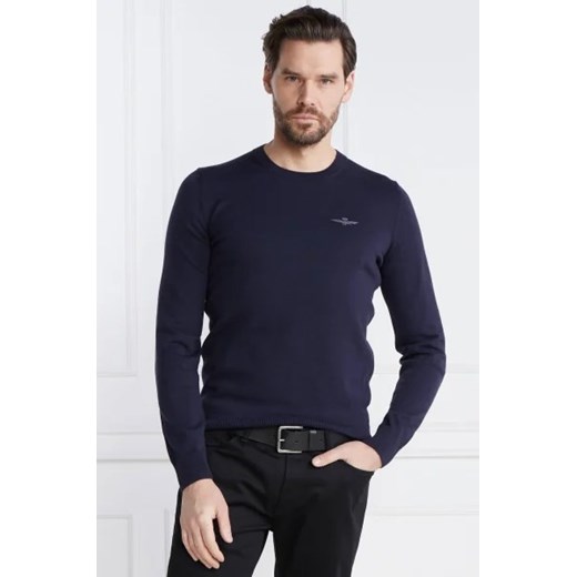 Aeronautica Militare Sweter | Regular Fit ze sklepu Gomez Fashion Store w kategorii Swetry męskie - zdjęcie 172832690