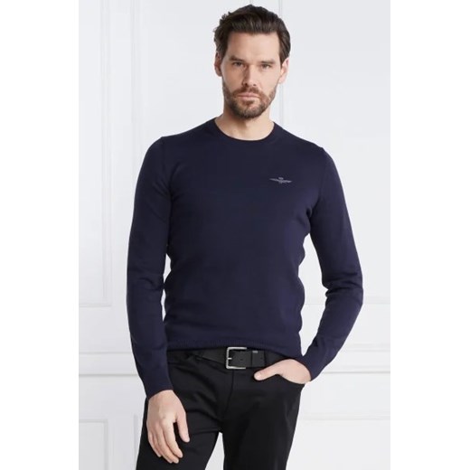 Sweter męski Aeronautica Militare z bawełny