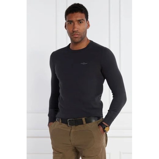 Aeronautica Militare Sweter | Regular Fit ze sklepu Gomez Fashion Store w kategorii Swetry męskie - zdjęcie 172833233