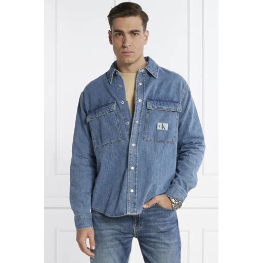 CALVIN KLEIN JEANS Koszula | Regular Fit | denim ze sklepu Gomez Fashion Store w kategorii Koszule męskie - zdjęcie 172833982