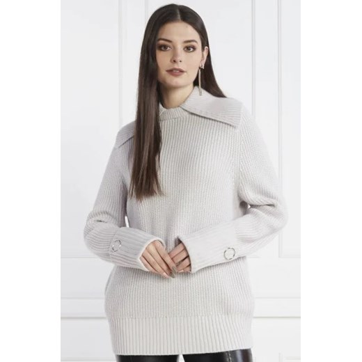 Patrizia Pepe Sweter | Regular Fit | z dodatkiem wełny ze sklepu Gomez Fashion Store w kategorii Swetry damskie - zdjęcie 172834161