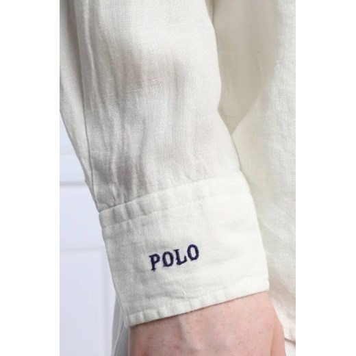 POLO RALPH LAUREN Lniana koszula | Regular Fit Polo Ralph Lauren L promocja Gomez Fashion Store
