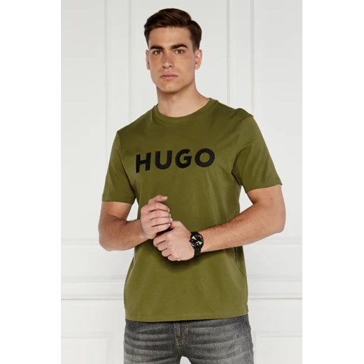 HUGO T-shirt Dulivio | Regular Fit ze sklepu Gomez Fashion Store w kategorii T-shirty męskie - zdjęcie 172834800
