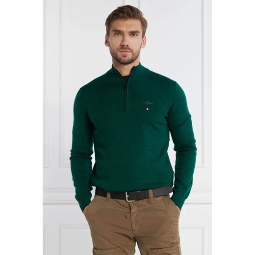 Aeronautica Militare Wełniany sweter | Slim Fit ze sklepu Gomez Fashion Store w kategorii Swetry męskie - zdjęcie 172835150