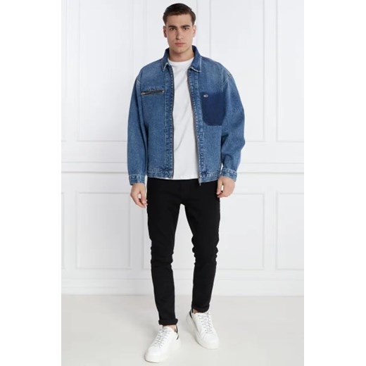 Tommy Jeans Kurtka jeansowa | Oversize fit Tommy Jeans M promocyjna cena Gomez Fashion Store