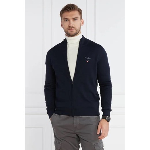 Aeronautica Militare Wełniany sweter | Regular Fit ze sklepu Gomez Fashion Store w kategorii Swetry męskie - zdjęcie 172835811
