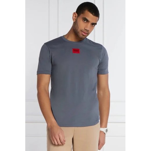 HUGO T-shirt Diragolino212 | Regular Fit ze sklepu Gomez Fashion Store w kategorii T-shirty męskie - zdjęcie 172835893