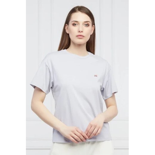 Napapijri T-shirt SALIS | Regular Fit ze sklepu Gomez Fashion Store w kategorii Bluzki damskie - zdjęcie 172835933