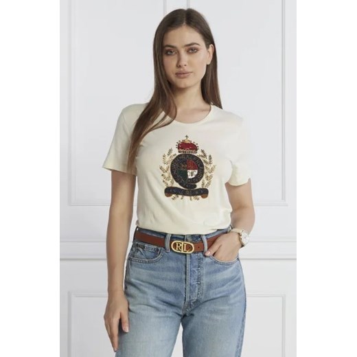 LAUREN RALPH LAUREN T-shirt KATLIN | Regular Fit ze sklepu Gomez Fashion Store w kategorii Bluzki damskie - zdjęcie 172836561