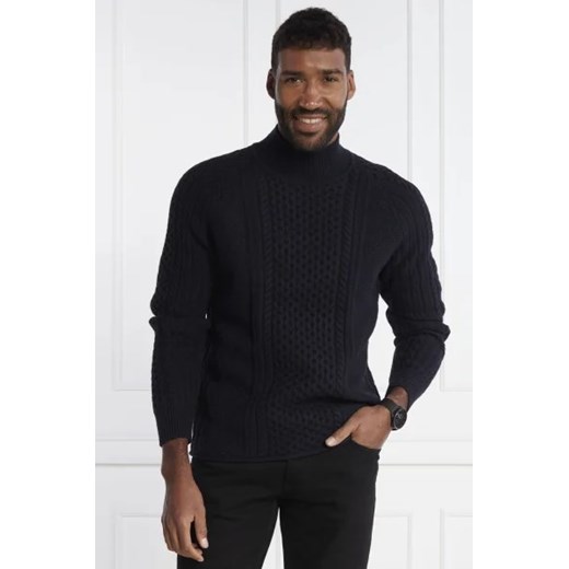 HUGO Wełniany sweter Sfear | Regular Fit M promocja Gomez Fashion Store