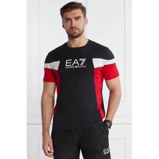 EA7 T-shirt | Regular Fit ze sklepu Gomez Fashion Store w kategorii T-shirty męskie - zdjęcie 172836793