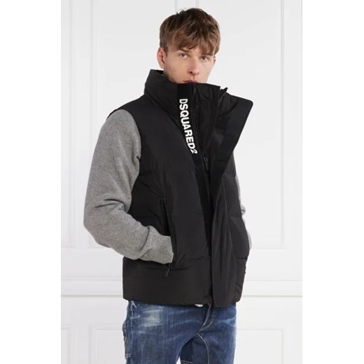 Dsquared2 Puchowy bezrękawnik | Regular Fit ze sklepu Gomez Fashion Store w kategorii Kamizelki męskie - zdjęcie 172836850