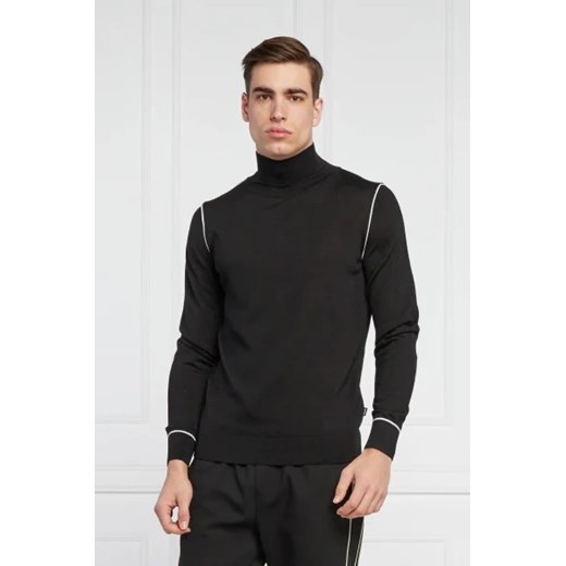 BOSS BLACK Wełniany golf Ulsan | Slim Fit ze sklepu Gomez Fashion Store w kategorii Swetry męskie - zdjęcie 172837232