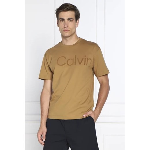 Calvin Klein T-shirt FLOCK LOGO | Comfort fit ze sklepu Gomez Fashion Store w kategorii T-shirty męskie - zdjęcie 172837244