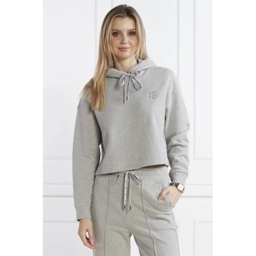 Weekend MaxMara Bluza LIGHT GREY | Cropped Fit ze sklepu Gomez Fashion Store w kategorii Bluzy damskie - zdjęcie 172837580