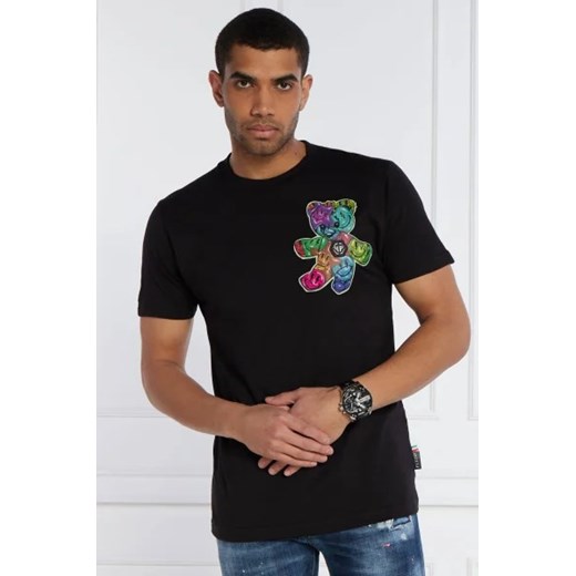 Philipp Plein T-shirt Round Neck SS Smile | Regular Fit ze sklepu Gomez Fashion Store w kategorii T-shirty męskie - zdjęcie 172837590