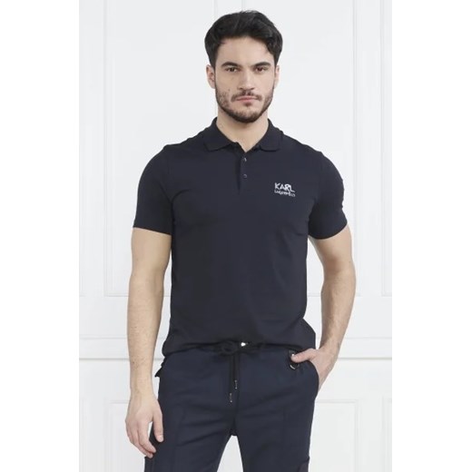 Karl Lagerfeld Polo | Regular Fit Karl Lagerfeld S wyprzedaż Gomez Fashion Store
