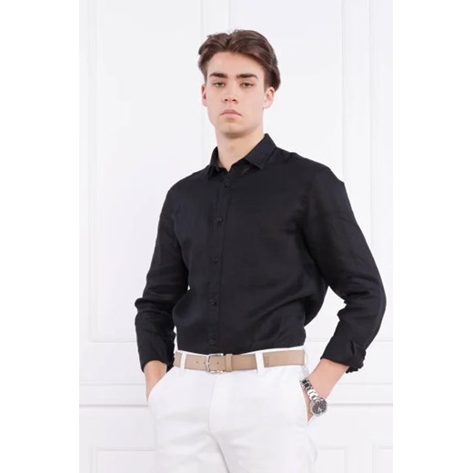 Armani Exchange Lniana koszula | Regular Fit Armani Exchange S promocja Gomez Fashion Store
