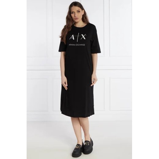 Armani Exchange Sukienka VESTITO Armani Exchange M promocyjna cena Gomez Fashion Store