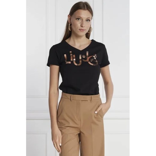 Liu Jo T-shirt | Regular Fit ze sklepu Gomez Fashion Store w kategorii Bluzki damskie - zdjęcie 172838173