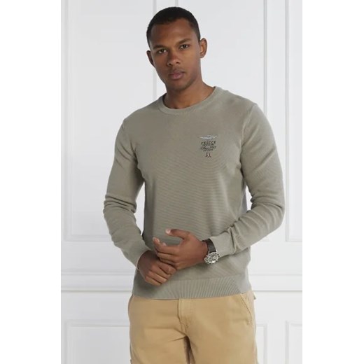 Aeronautica Militare Sweter | Regular Fit ze sklepu Gomez Fashion Store w kategorii Swetry męskie - zdjęcie 172838910