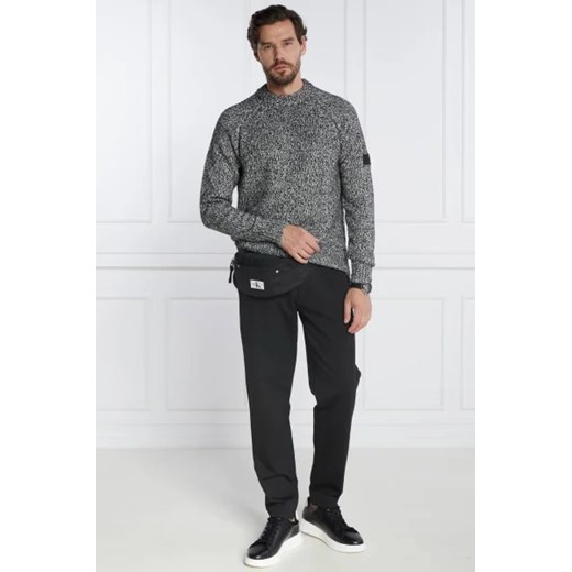 Calvin Klein Sweter BLEND CN | Regular Fit | z dodatkiem wełny Calvin Klein L okazyjna cena Gomez Fashion Store
