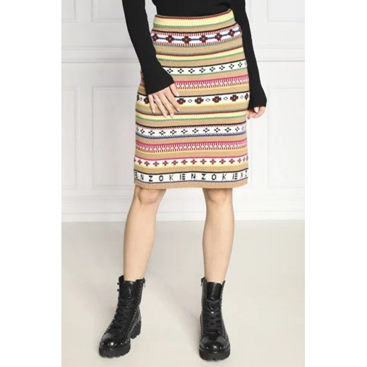 Kenzo Wełniana spódnica ze sklepu Gomez Fashion Store w kategorii Spódnice - zdjęcie 172838993