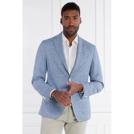 BOSS BLACK Wełniana marynarka C-Hanry-233 | Slim Fit | z dodatkiem lnu ze sklepu Gomez Fashion Store w kategorii Marynarki męskie - zdjęcie 172839402
