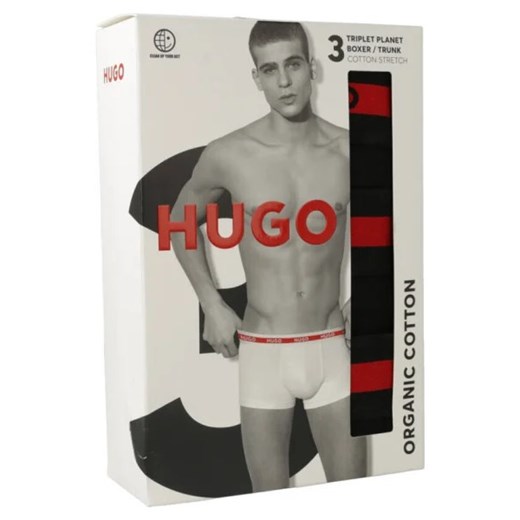 Hugo Bodywear Bokserki 3-pack TRUNK TRIPLET PLANET S Gomez Fashion Store