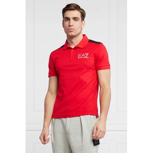 EA7 Polo | Regular Fit ze sklepu Gomez Fashion Store w kategorii T-shirty męskie - zdjęcie 172840503