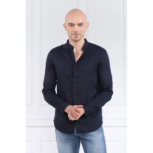 Armani Exchange Lniana koszula | Regular Fit ze sklepu Gomez Fashion Store w kategorii Koszule męskie - zdjęcie 172840803