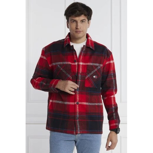 Tommy Jeans Koszula BRUSHED CHECK | Regular Fit ze sklepu Gomez Fashion Store w kategorii Koszule męskie - zdjęcie 172840960