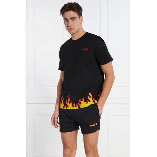 Hugo Bodywear Piżama HUGO Flames ShortSet | Regular Fit ze sklepu Gomez Fashion Store w kategorii Piżamy męskie - zdjęcie 172840994
