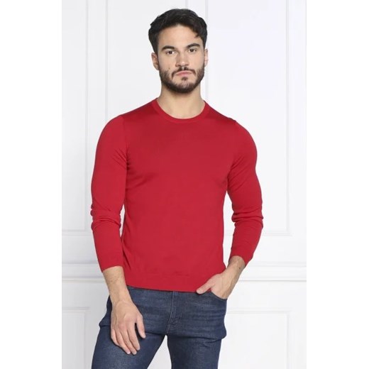 BOSS BLACK Wełniany sweter Leno-P | Slim Fit M Gomez Fashion Store okazyjna cena