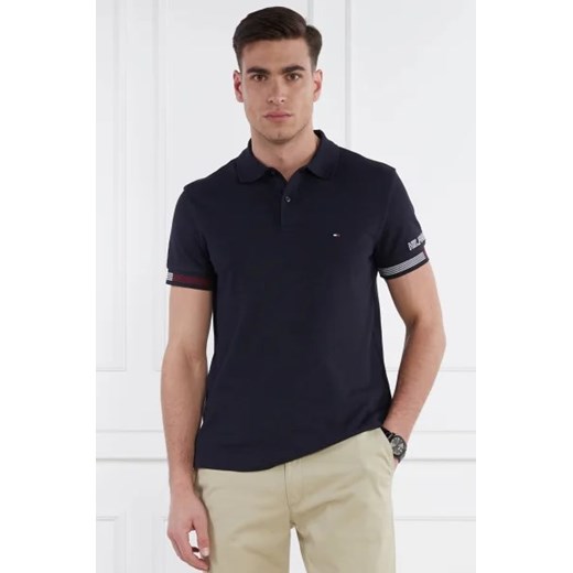 Tommy Hilfiger Polo FLAG CUFF | Slim Fit ze sklepu Gomez Fashion Store w kategorii T-shirty męskie - zdjęcie 172841840