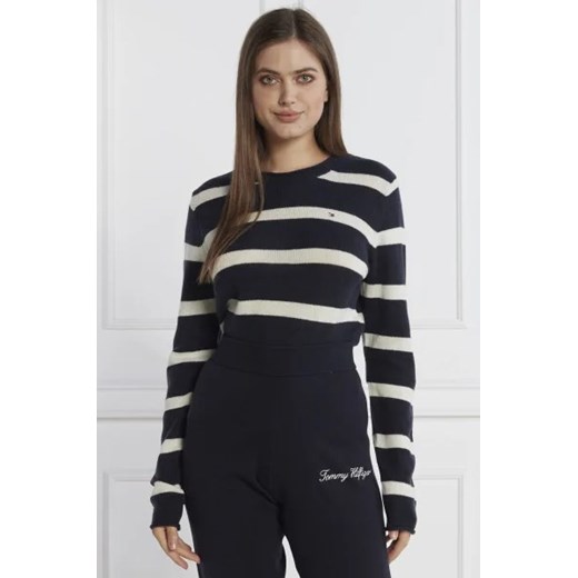 Tommy Hilfiger Wełniany sweter SOFT C-NK | Regular Fit Tommy Hilfiger M Gomez Fashion Store wyprzedaż