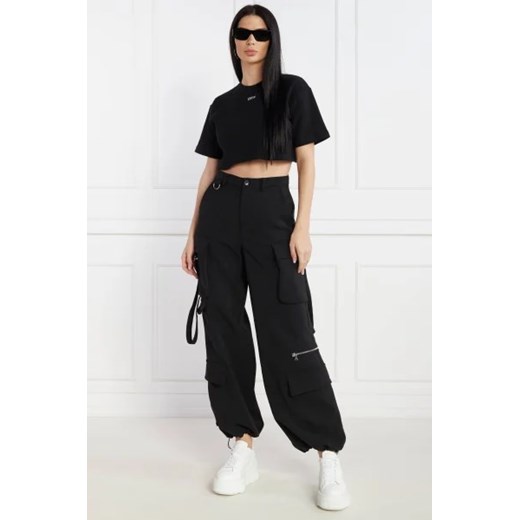 OFF-WHITE T-shirt | Cropped Fit M okazja Gomez Fashion Store