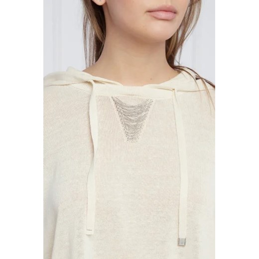 Peserico Lniana bluza | Regular Fit Peserico 42 wyprzedaż Gomez Fashion Store