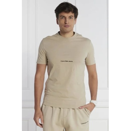 CALVIN KLEIN JEANS T-shirt INSTITUTIONAL | Regular Fit ze sklepu Gomez Fashion Store w kategorii T-shirty męskie - zdjęcie 172843150