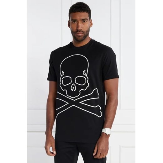 Philipp Plein T-shirt Skull&Bones | Regular Fit ze sklepu Gomez Fashion Store w kategorii T-shirty męskie - zdjęcie 172843160